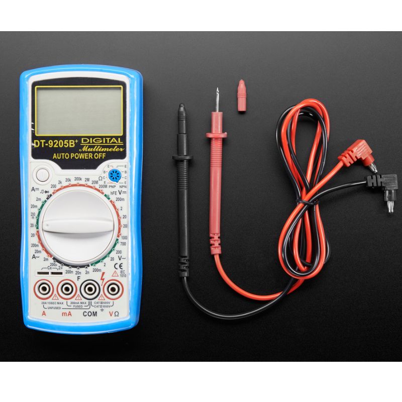 MULTIMETER DIGITAL 20A CAPACITANCE/DIODE/HFE
