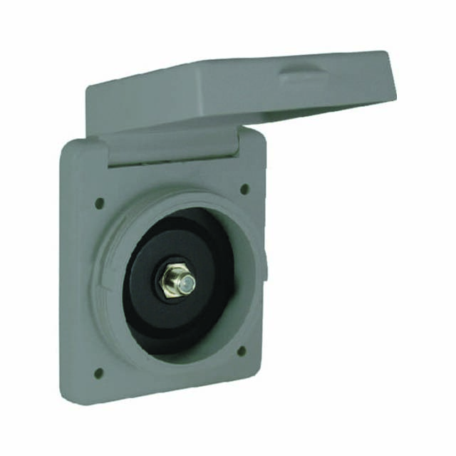 INLET CABLE TV SQUARE GRAY 
