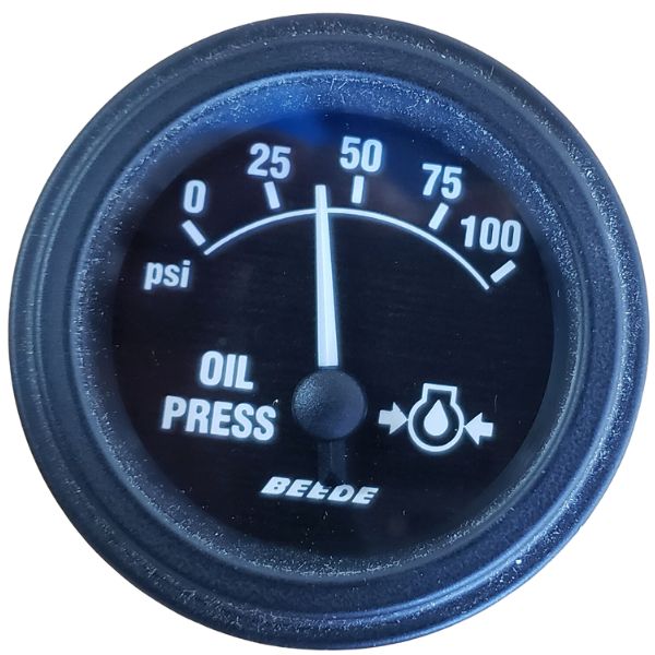 OIL PRESSURE GAUGE 0-100PSI 