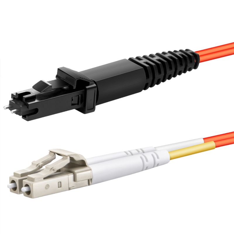 FIBER OPTIC PATCH CORD LC-MTRJ 1M DUPLEX MM 62.5/125UM ORG