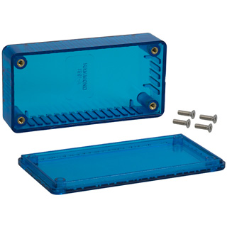 PROJECT BOX 3.9X2X1IN PLAS BLUE 
