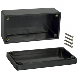 PROJECT BOX 5.1X2.5X2IN PLAS BLK 