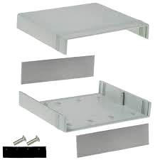 PROJECT BOX 7X8.1X2.5IN PLAS GRY 