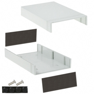 PROJECT BOX 9.8X6.3X3IN PLAS GRY 