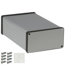 PROJECT BOX 6.3X4X2IN ALUMINUM 