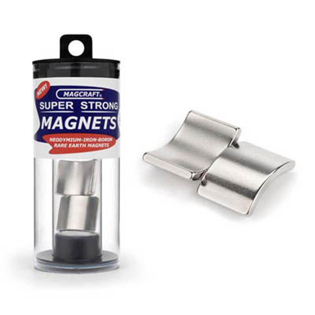 MAGNET ARC 19MM OR 15.87MM IR 90DEG 19.5MM LONG S RARE EARTH