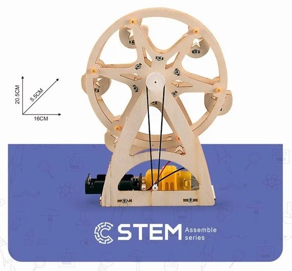 STEM TOY FERRIS WHEEL WOODEN