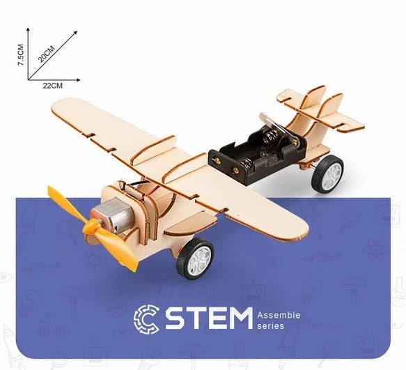 STEM TOY AIRCRAFT WOODEN SET 