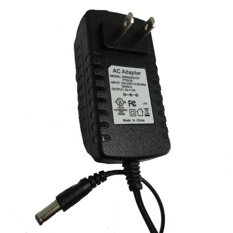 PSU SW 5VDC 2A 2.1MM C+ PLUGIN IP:100-240VAC