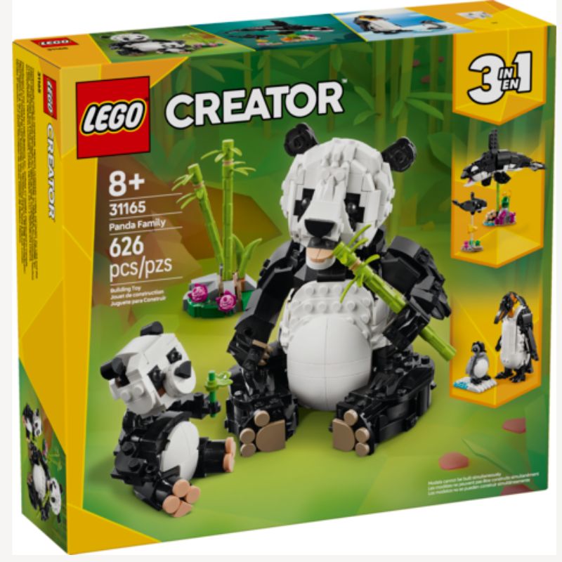 LEGO CREATOR WILD ANIMALS:PANDA FAMILY 626PCS