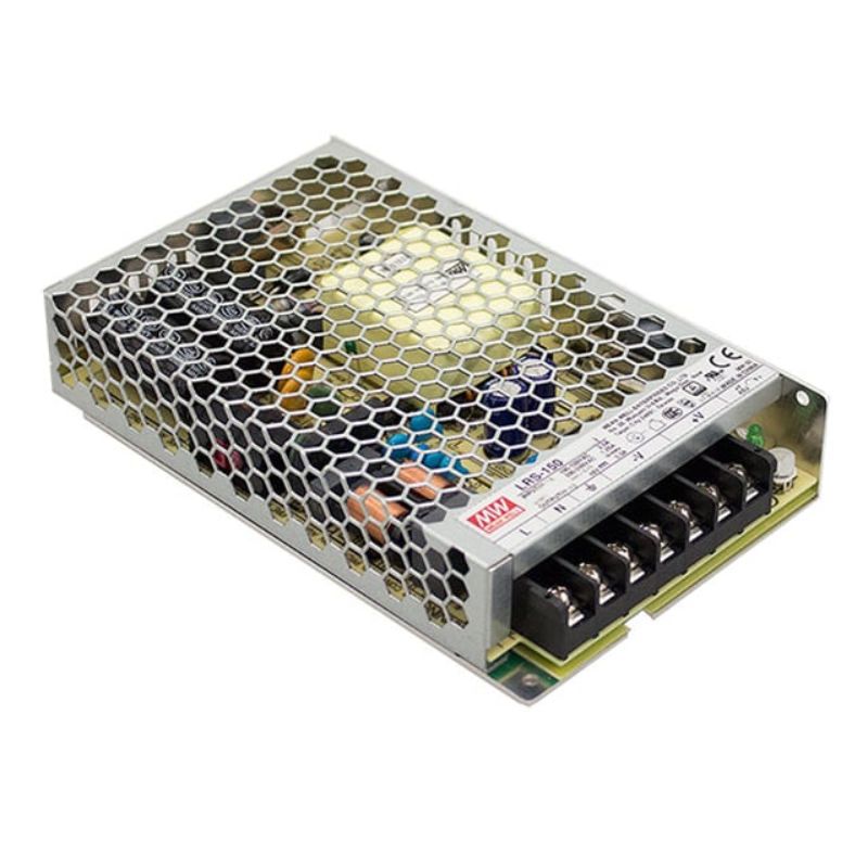 PSU SW DC 24V 6.5A 150W ENCLOSED IP:100 TO 240VAC CHASIS MOUNT