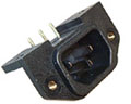 AC PLUG 3POS 15A 250V PLAS BLK 