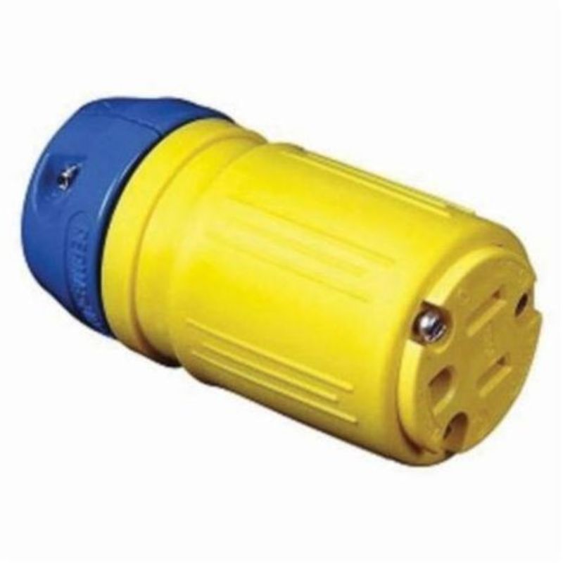 AC SOCKET 3POS 15A 125V INLINE IND PKG
