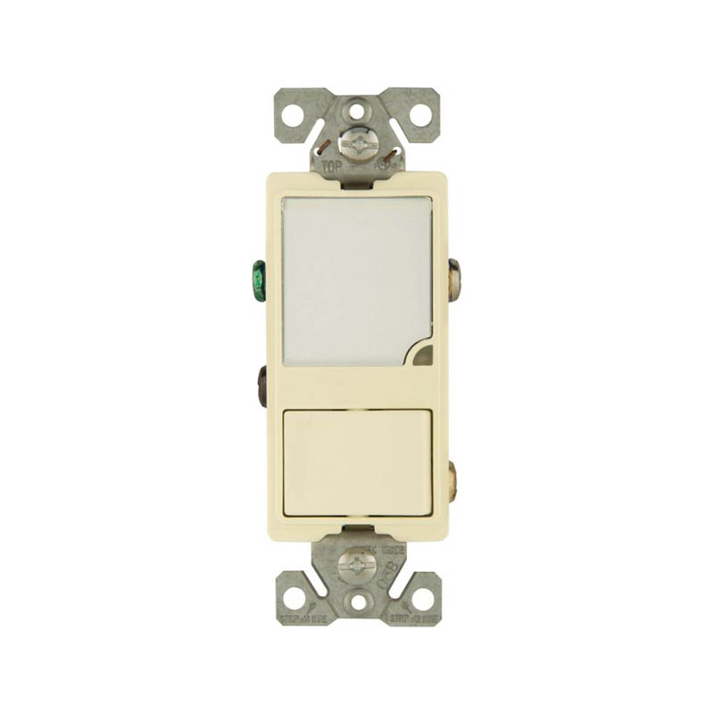 ELECTRICAL RECEPTACLE 1POS LED NIGHT LIGHT DIMMABLE IVORY