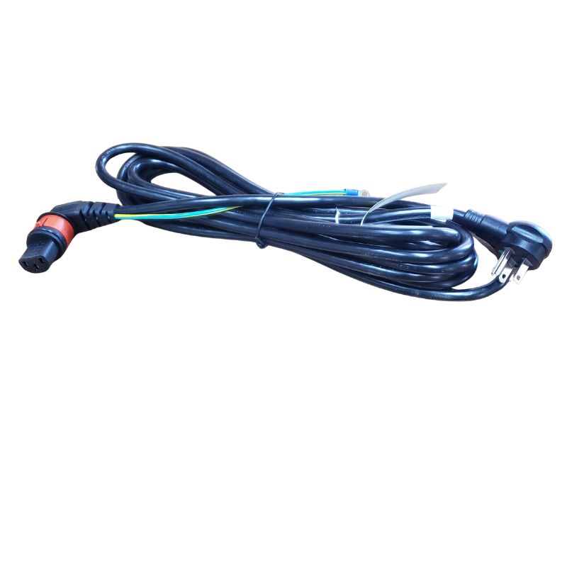 INST CORD 3/16 14FT HOSPITAL GR SJT BLK RA 5-15P-RA C13 LOCKING