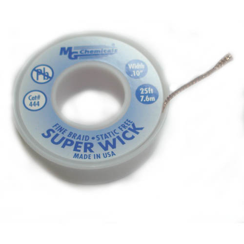 SOLDER WICK #4 BLUE 2.54MM 25FT 