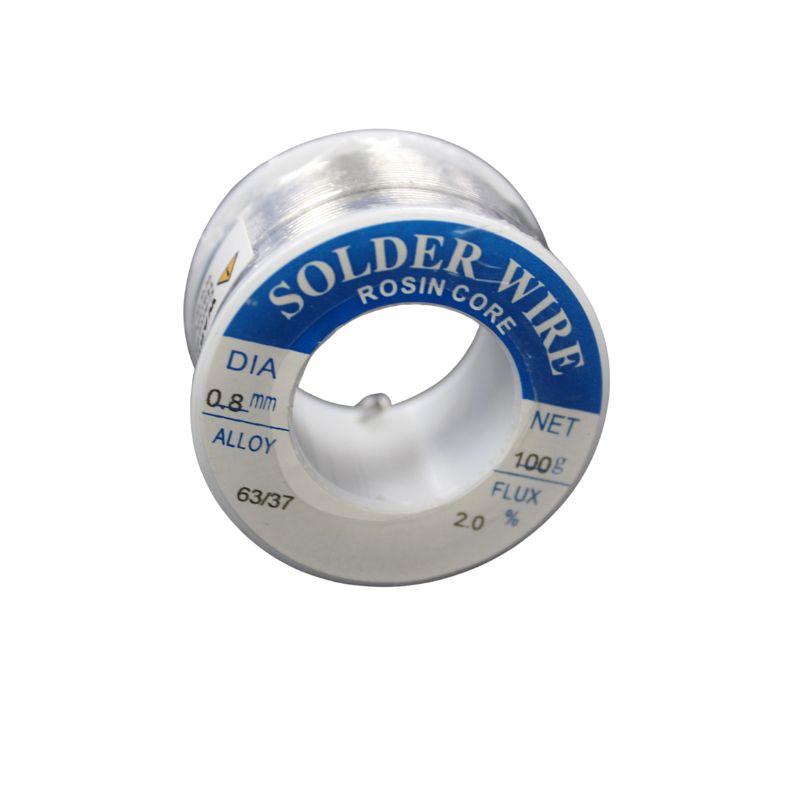 SOLDER WIRE 63/37 REGULAR 1/4LB 0.032IN(22AWG) ROSIN FLUX 2.0%