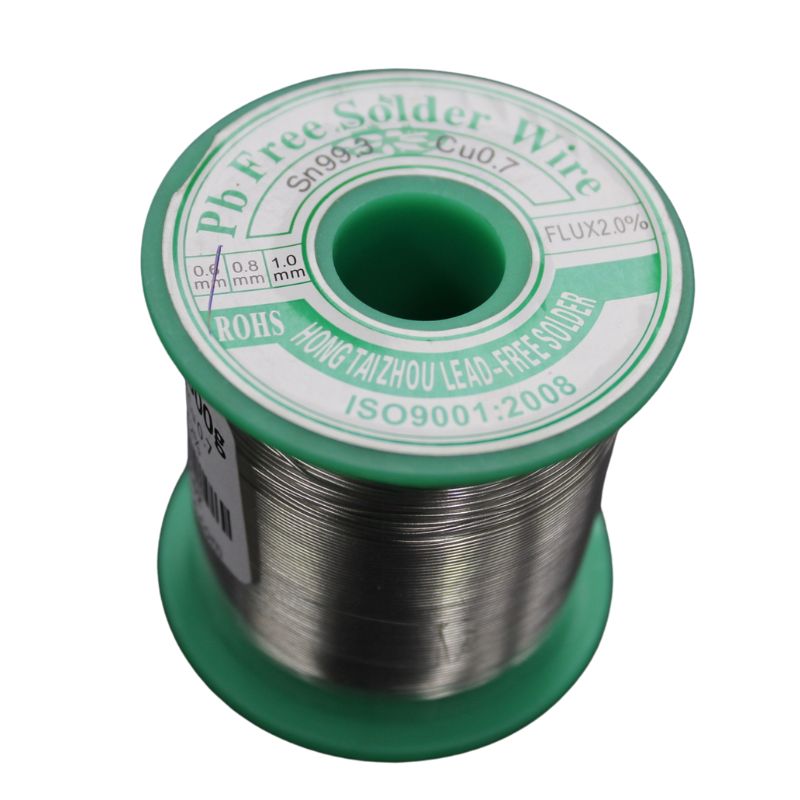 SOLDER WIRE LEAD FREE 1LB 0.6MM SN99.3% CU0.7% FLUX 2%