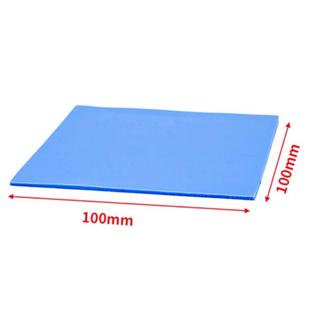 HEAT SINK THERMAL PAD 100X100MM 0.5MM THICK 6.0W/MK CONDUCTIVE