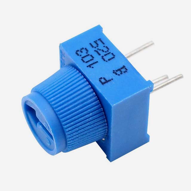 TRIMPOT 10K ST TA 10MM WITH KNOB SQ TFORM