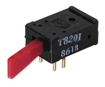 TOGGLE SWITCH MOM 2P1T ON-(OFF) UNTH PCRA PLAS ACTU 5MM HOLE