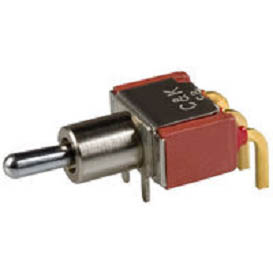 TOGGLE SWITCH 1P2T 5A ON-NONE-ON 120VAC UNTH PCRA 6MM HOLE