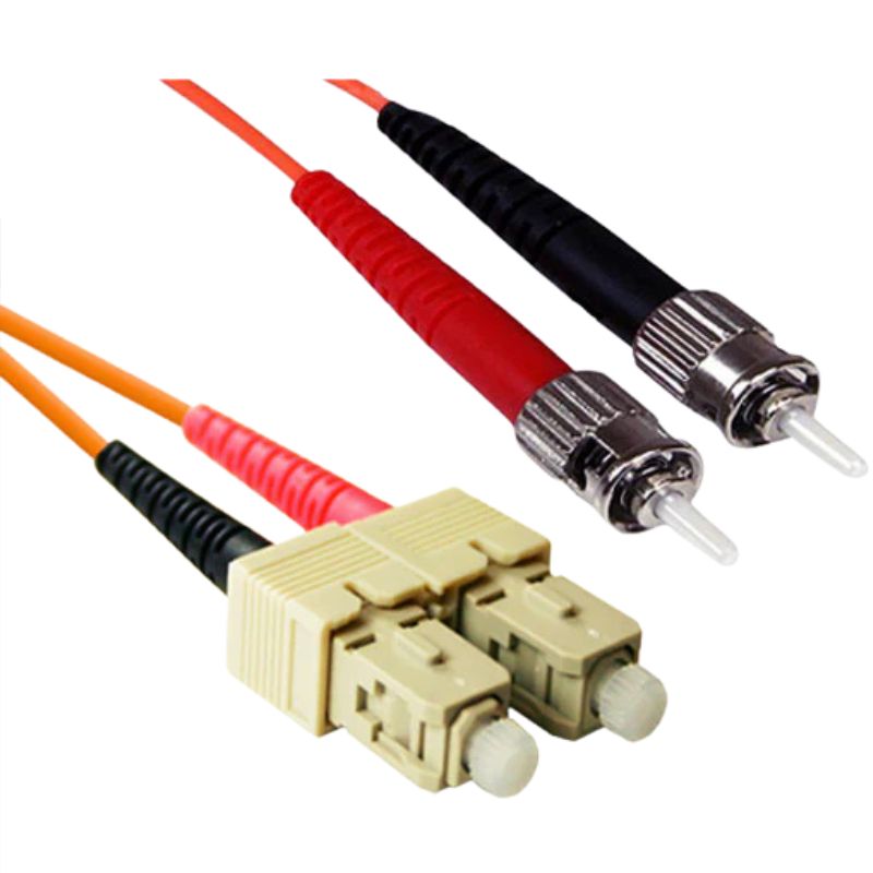 FIBER OPTIC PATCH CORD SC-ST 15M DUPLEX MM 62.5/125UM ORG