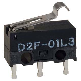 MICRO SWITCH 1P2T NO/NC 20X10MM 