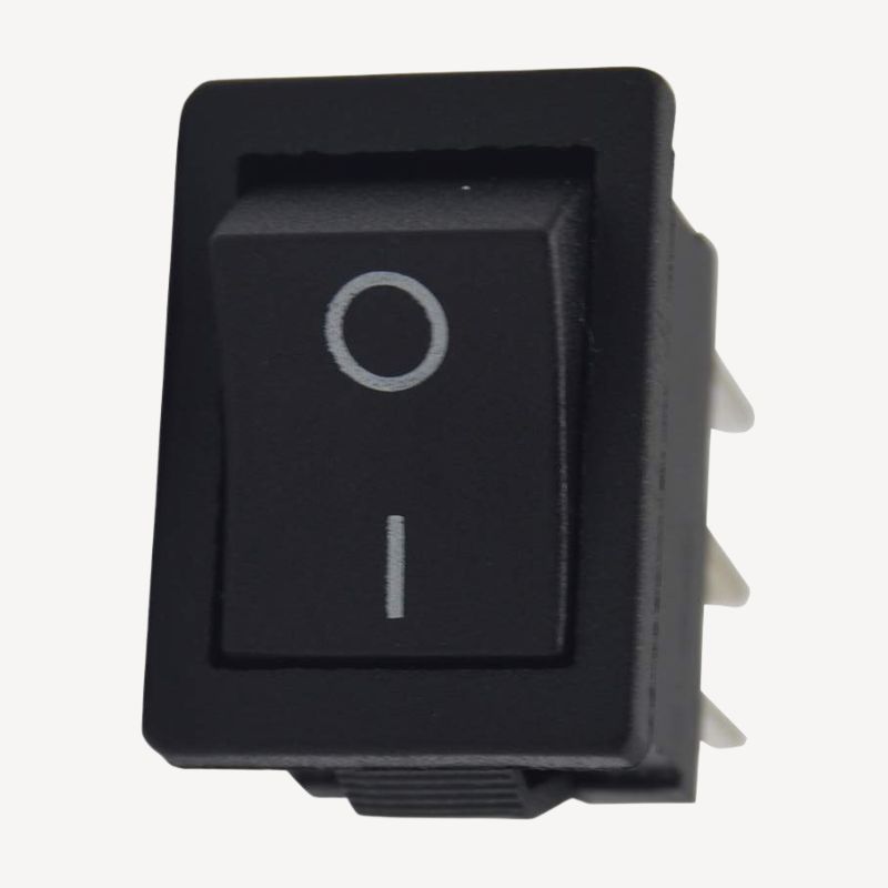 ROCKER SWITCH 2P2T 10A ON-NONE- ON 125VAC QT 13X19MM BLACK