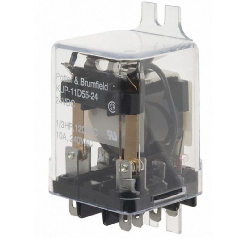 RELAY DC 24V 2P2T 10A 8P QT SKT 10A/120VAC