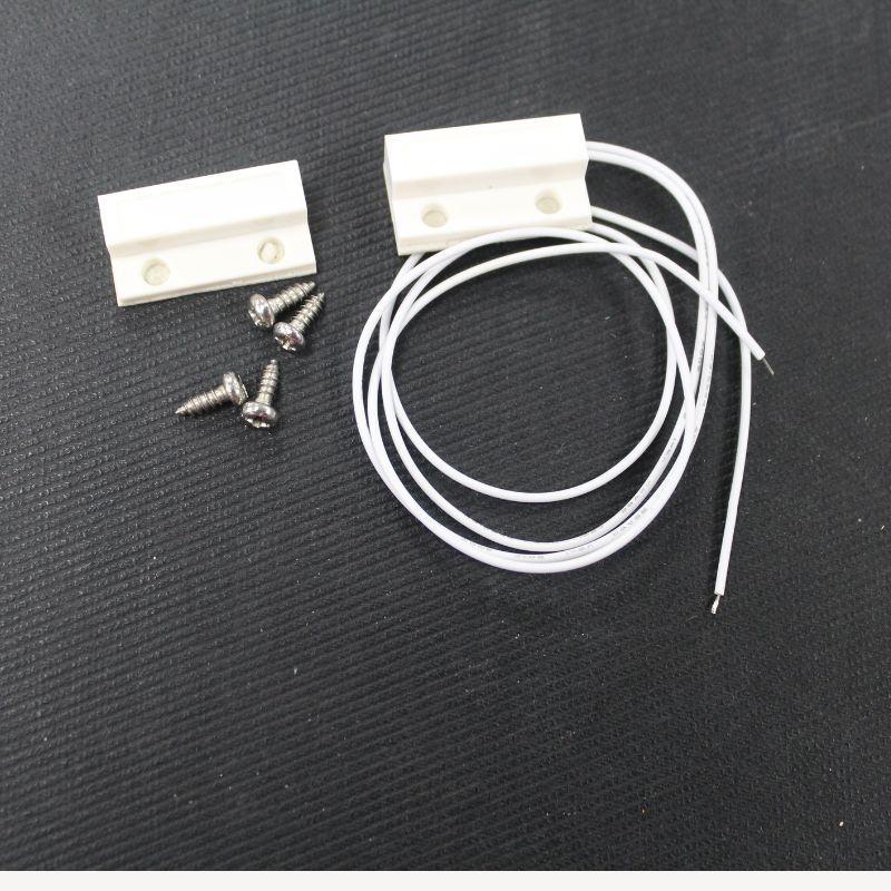 MAGNETIC SWITCH NO/NC W/WIRE WHITE 250MA/175V 14X28MM