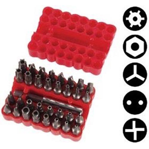 SCREWDRIVER MULTIBIT 33 IN 1 HEX/TORX/FORK/TRIWING/PHIL
