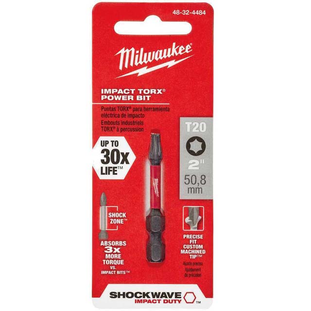 TORX BIT T20X2IN 