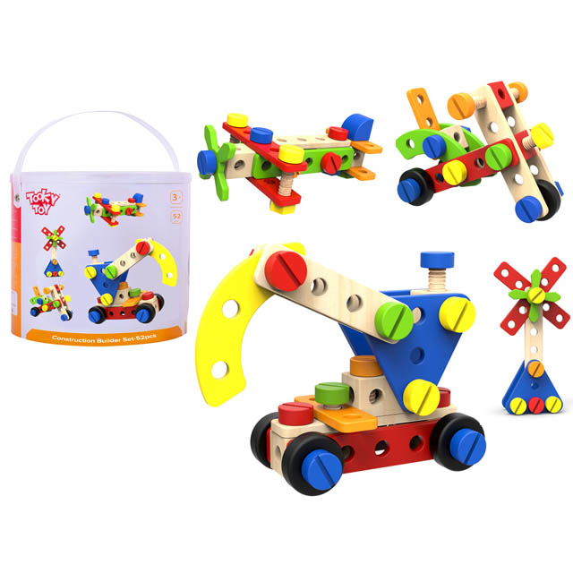 CONSTRUCTION BUILDER SET 52PCS/SET
