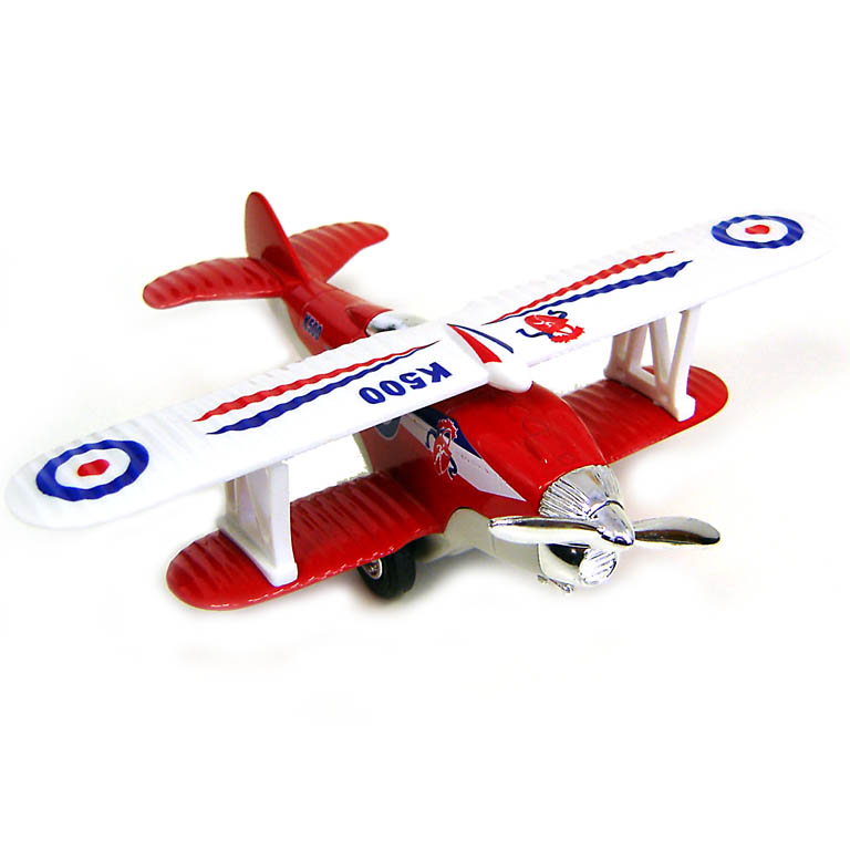 FANCY FLIGHT PULLBACK BIPLANE ASSORTED COLOURS