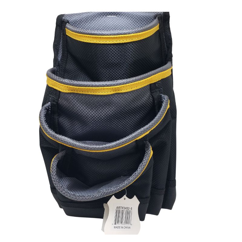 TOOL BAG EMPTY 12X8X5IN 4 POCKET 