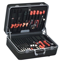 TOOL CASE EMPTY 19X14.2X9.1 PLAS BLACK