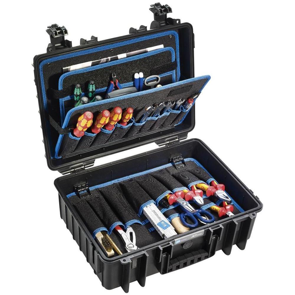 TOOL CASE EMPTY 17X13.75X6.5  INCH WATERTIGHT CASE BLK