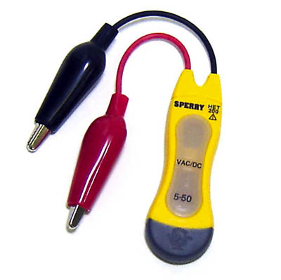 VOLTAGE INDICATOR 5-50VAC/DC 