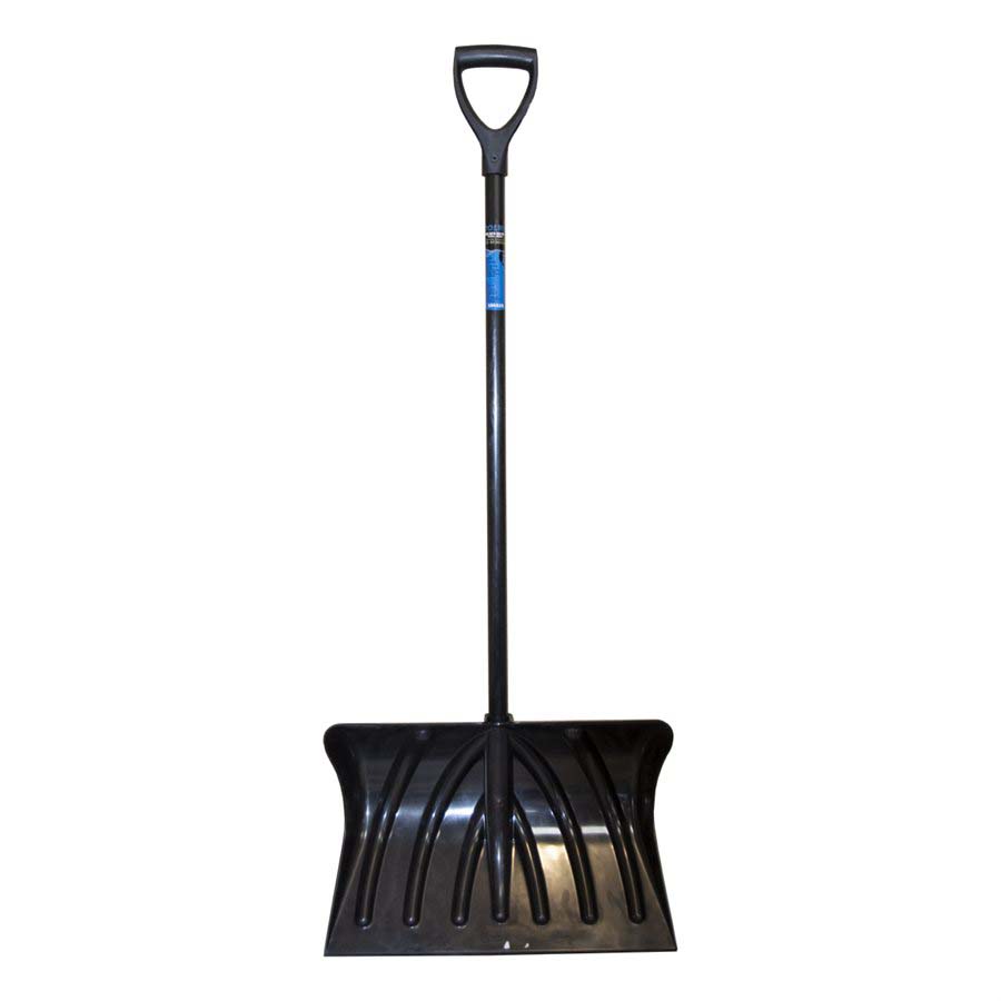 SNOW PUSHER 20IN POLY COATED STEEL SHAFT D HANDLE