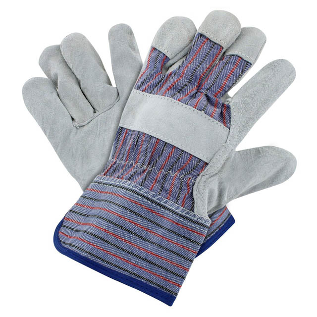 GLOVES SPLIT LEATHER LARGE WORK GLOVES