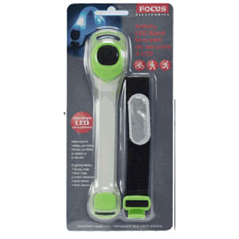 REFLECTIVE LED BAND ASSORTED COLORS 2CR2032 BATTERIES INCLUDE