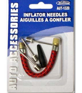 AIR PUMP INFLATOR NEEDLES KIT 5PC/SET
