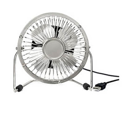 FAN MINI USB POWERED DESKTOP SILVER