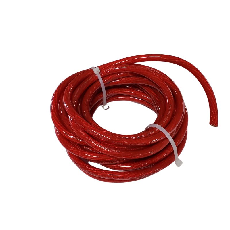 POWER CABLE 4AWG RED 25FT 