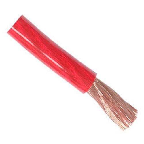 POWER CABLE 1/0AWG RED 20FT PURE COPPER