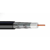COAX CABLE RG59U 95%BRAID SHLD 1000FT BLK