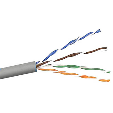 CABLE CAT6E FT4 SOL GRY 1000FT UTP 4P/23AWG 600MHZ