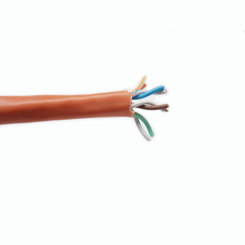 CABLE CAT5E CM STR ORG 1000FT UTP 4P/24AWG 350MHZ