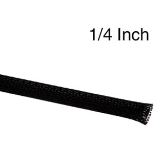 EXPANDABLE SLEEVE 1/4IN BLK 10FT 